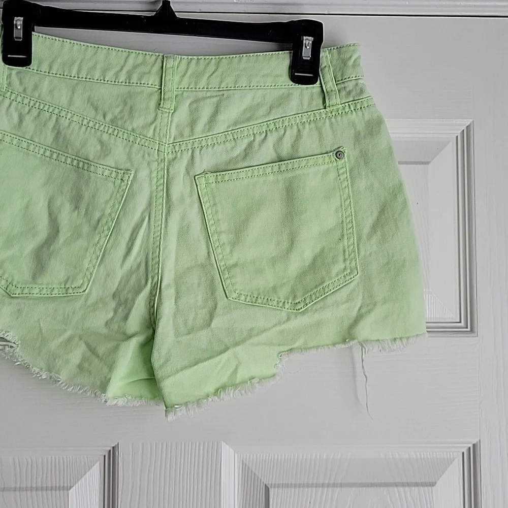 NOBO High Rise Distressed Denim Shorts